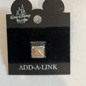 Disney Gold and Silver 'A' Add-A-Link Charm